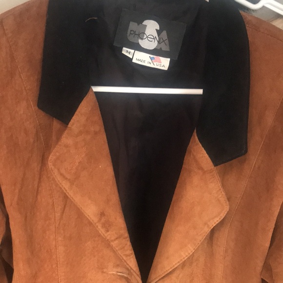 Phoenix- Brown suede jacket - Picture 3 of 3